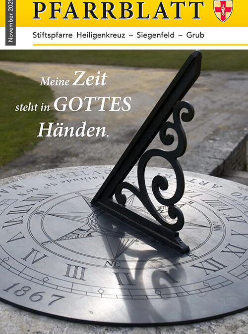 Pfarrblatt November