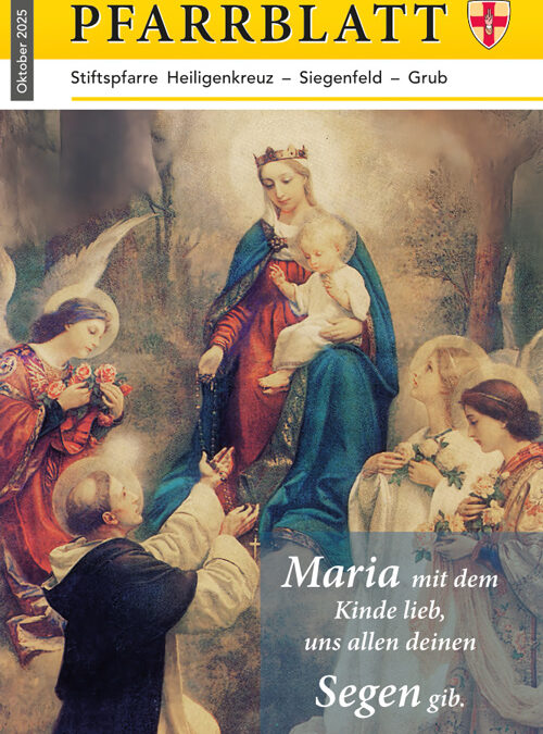 Pfarrblatt Oktober